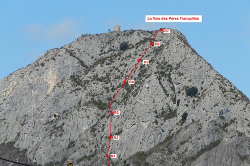 Calamès - Secteur Pilier des Cathares : La voie des Pères Tranquilles