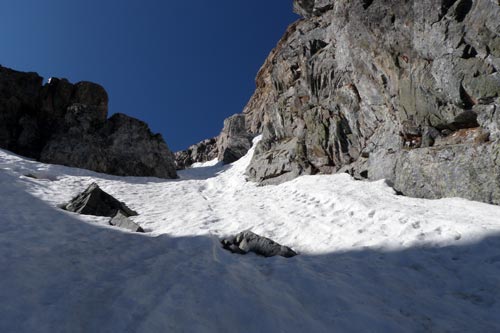 Cambre d'Aze : Couloir Eclair