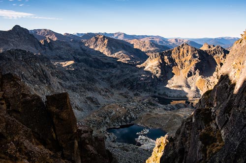 Pic de Rulhe en boucle par l'étang de Joclar