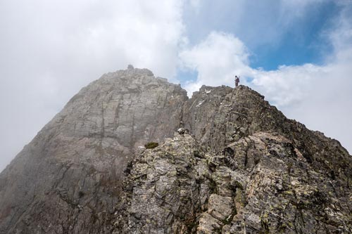 Grand  Gabizos : crête des Taillades Blanques