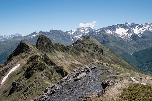 Tuque Esparbère - traversée par les crêtes