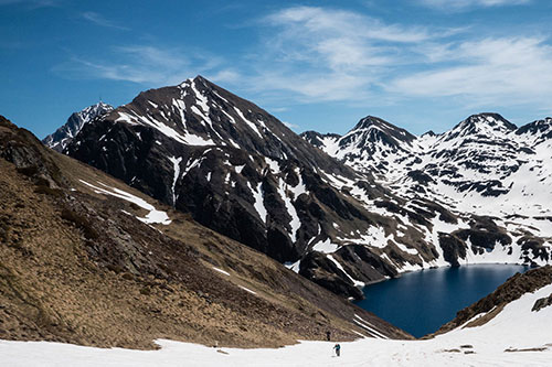 Pic de Bizourtère - Lac Bleu