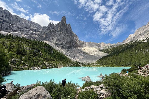Lac Sorapis - Forcella Marcuoira Lac Sorapis - Forcella Marcuoira