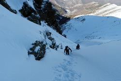 Pique d'Endron : Créneau d'Endron