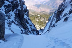 Sierra de Cadi (Serra del Cadi) : couloir Sabat