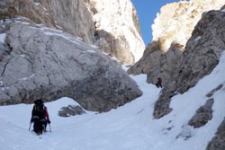 Sierra de Cadi (Serra del Cadi) : couloir Amagada