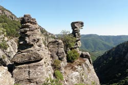 Caroux - Pilier du Bosc : Aiguille à Marcel