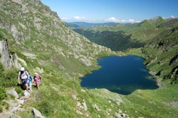 Etang du Garbet et étang Bleu : par Coumebière