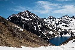 Pic de Bizourtère - Lac Bleu