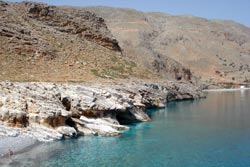 Gorges d'Aradena : Crique de Marmara